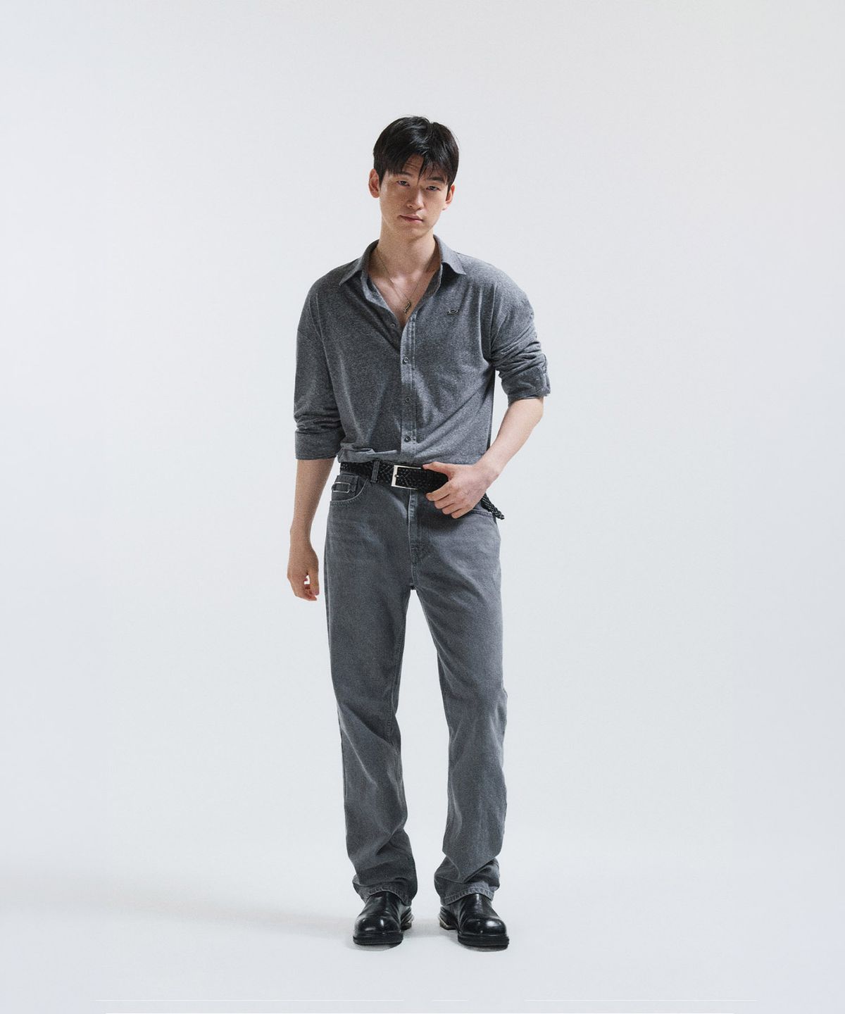 51퍼센트(51PERCENT) Jersey shirt - grey