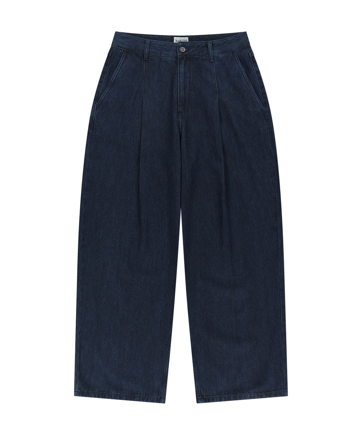 마리떼 프랑소와 저버(MARITHÉ + FRANҪOIS GIRBAUD) M WIDE FIT TUCK DENIM PANTS indigo