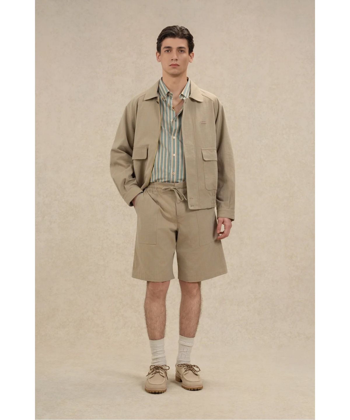 드롤드무슈(DROLE DE MONSIEUR) 래글런 코튼 블루종 Blouson Raglan Coton D0JAM26109KHX