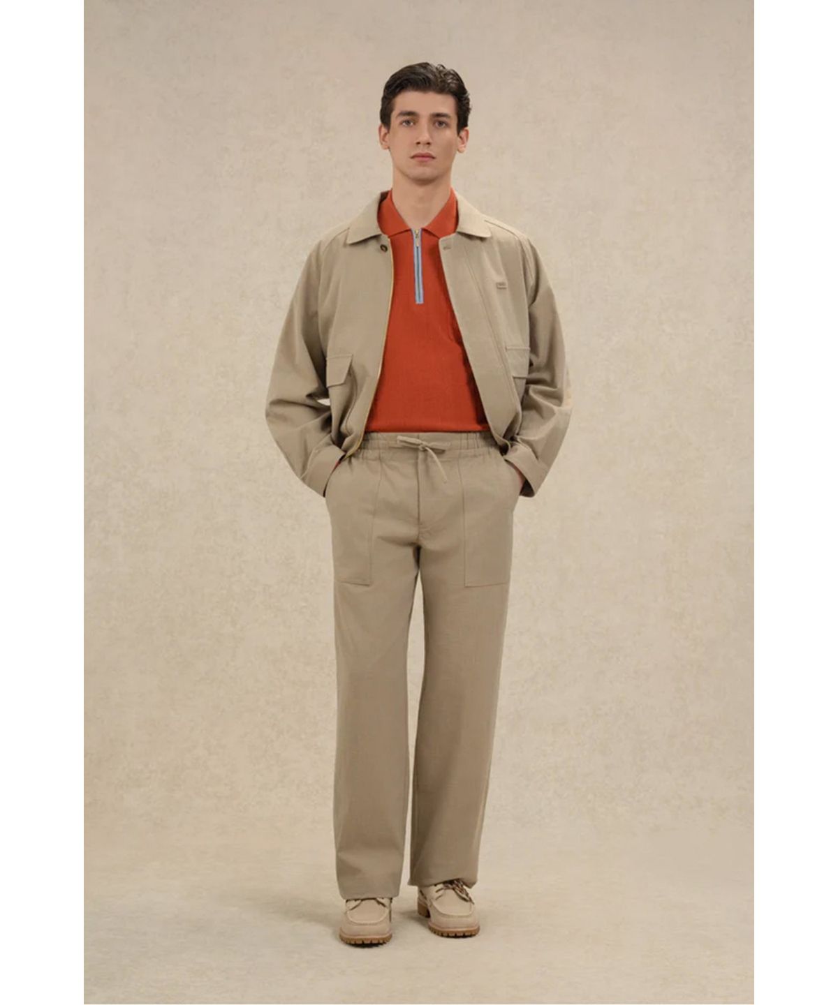 드롤드무슈(DROLE DE MONSIEUR) 래글런 코튼 블루종 Blouson Raglan Coton D0JAM26109KHX