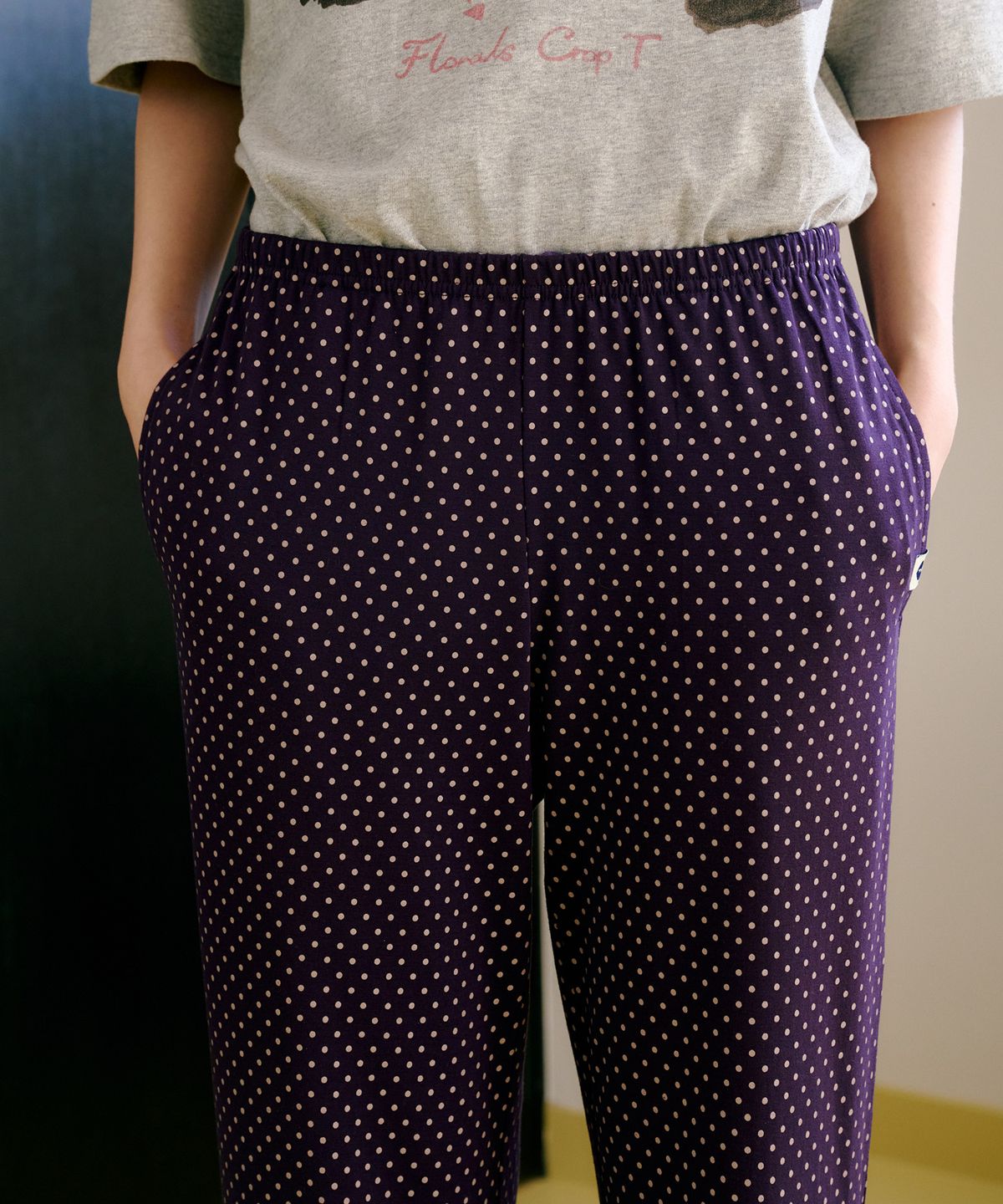 펀프롬펀(FUNFROMFUN) Playful Banding Pants, Violet