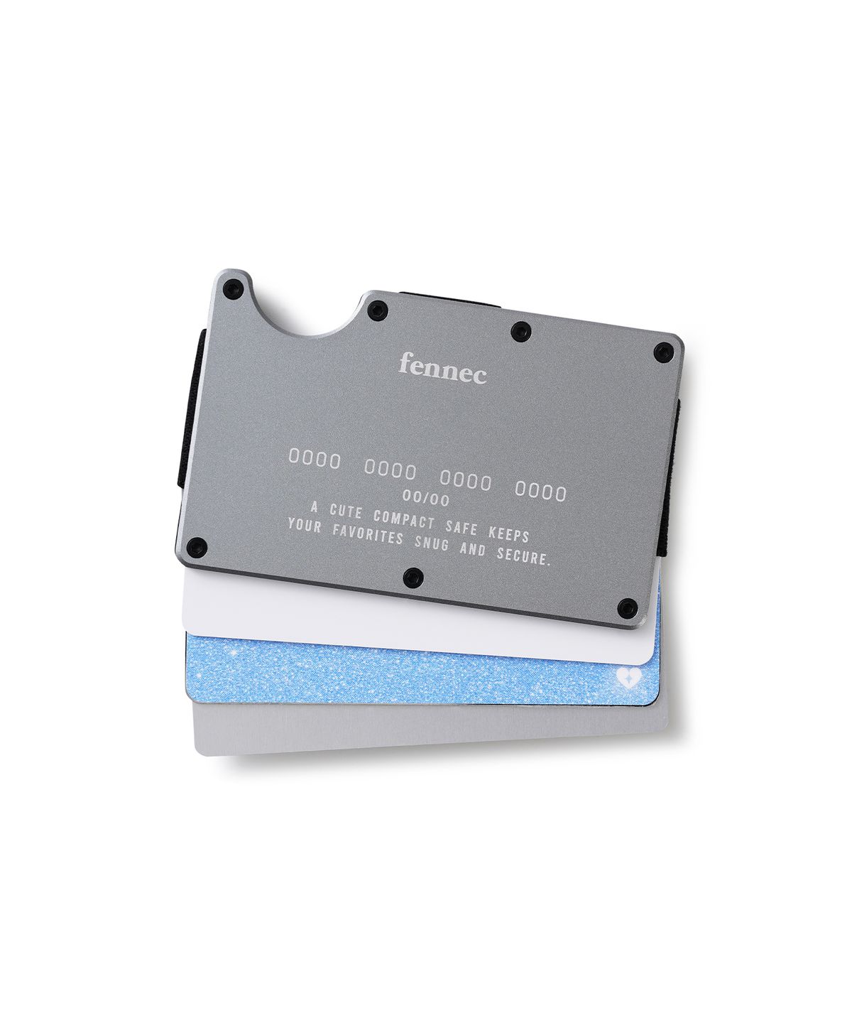 페넥(FENNEC) MAC SAFE CARD POCKET - SILVER