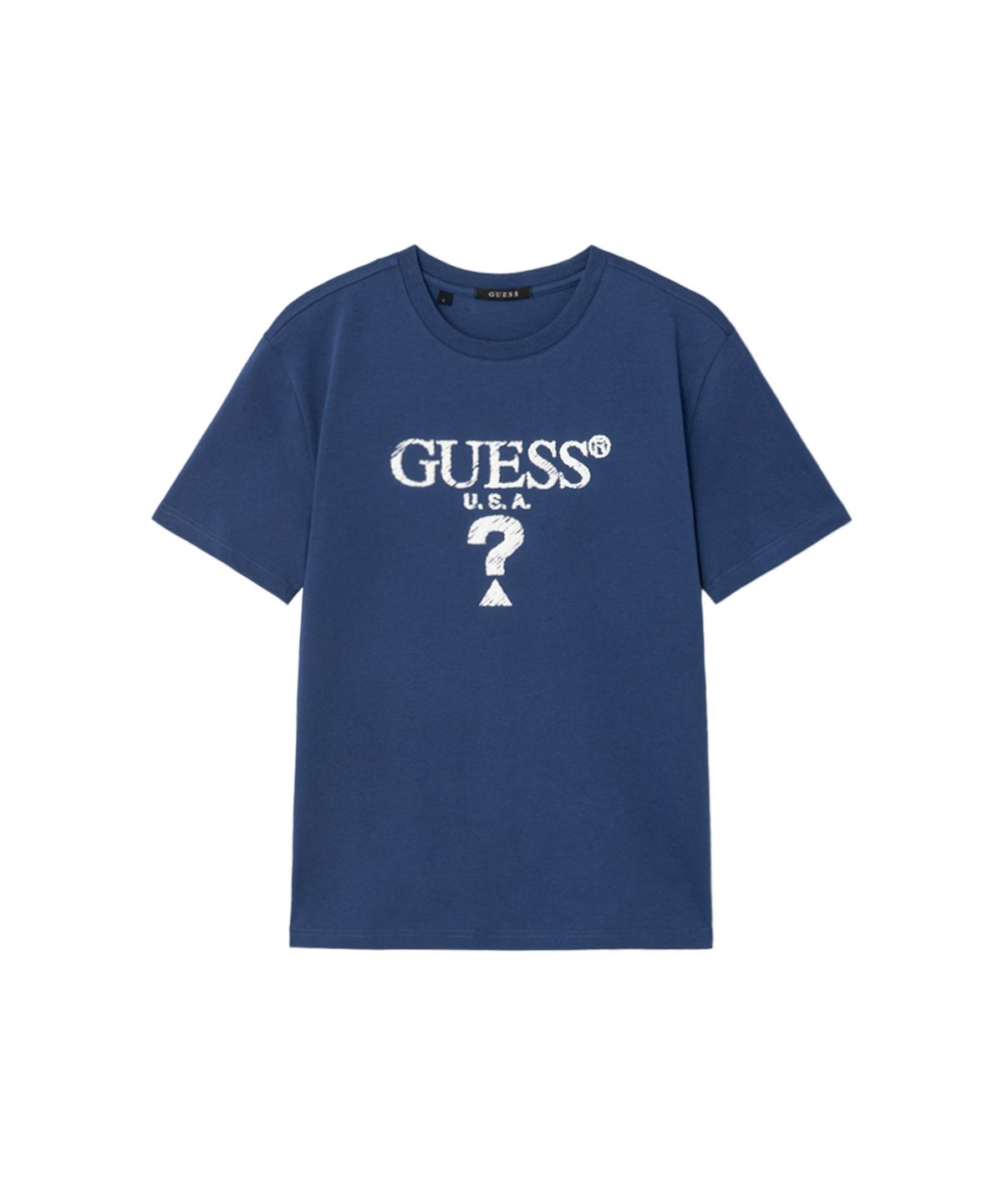 게스(GUESS) [CORE] 4color 유니 발포 무테 삼각 반팔 티셔츠 MQ2K8435