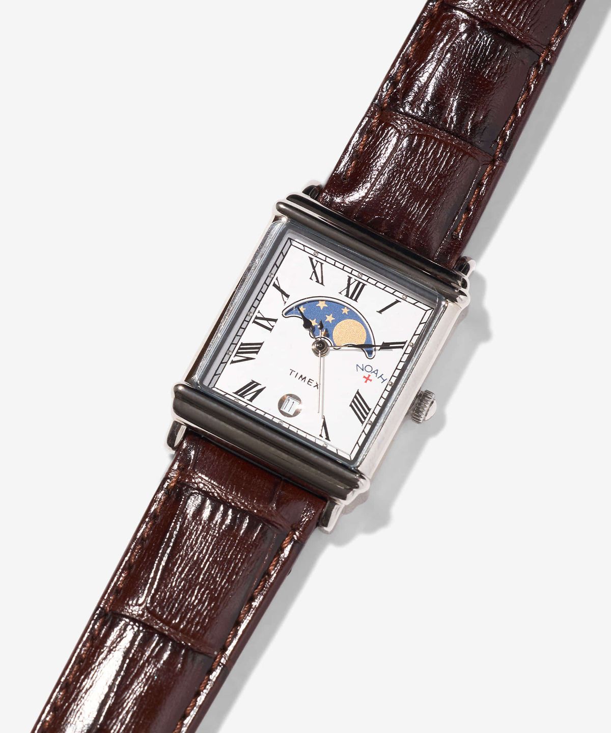 노아(NOAH) (U) 노아 X 타이맥스 문 페이즈 워치 브라운 스틸 NOAH X TIMEX MOON PHASE WATCH BROWN/STEEL