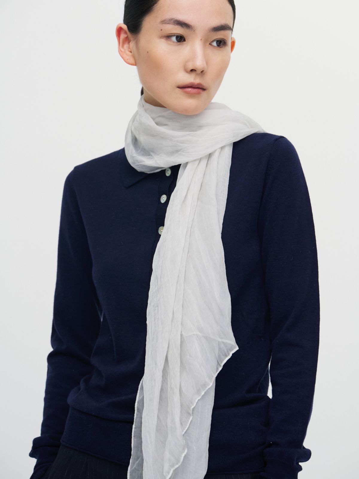 시오르(SIEOR) Pleats loom light scarf_5colors