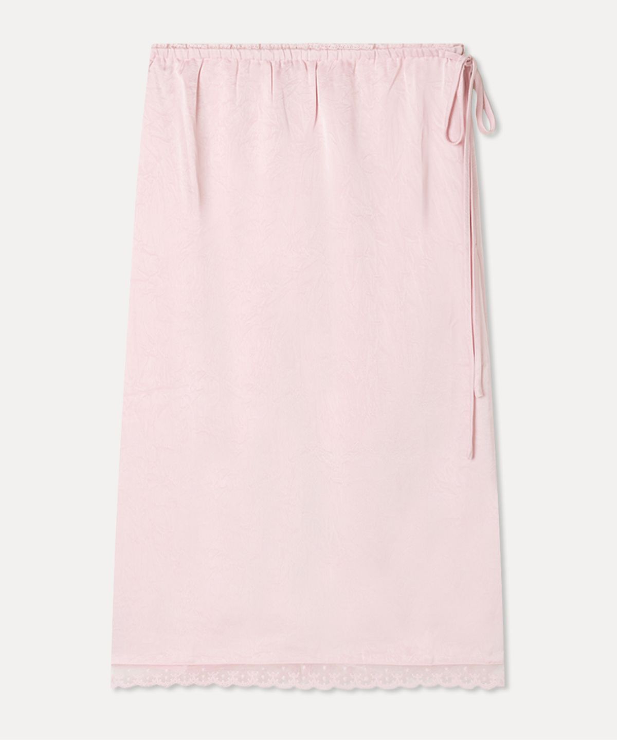 미쏘(MIXXO) 사틴 미디 스커트_MIWWHG426G