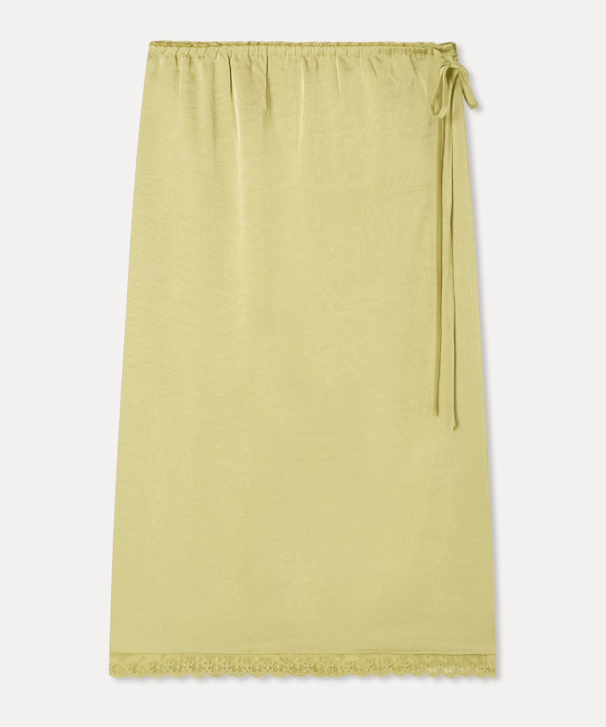 미쏘(MIXXO) 사틴 미디 스커트_MIWWHG426G