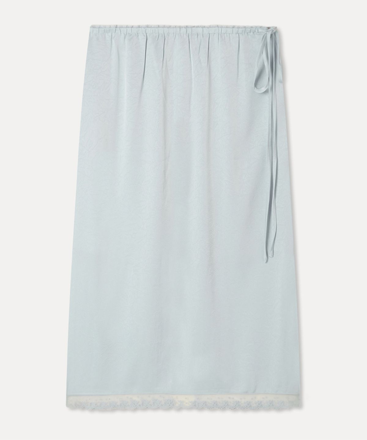 미쏘(MIXXO) 사틴 미디 스커트_MIWWHG426G