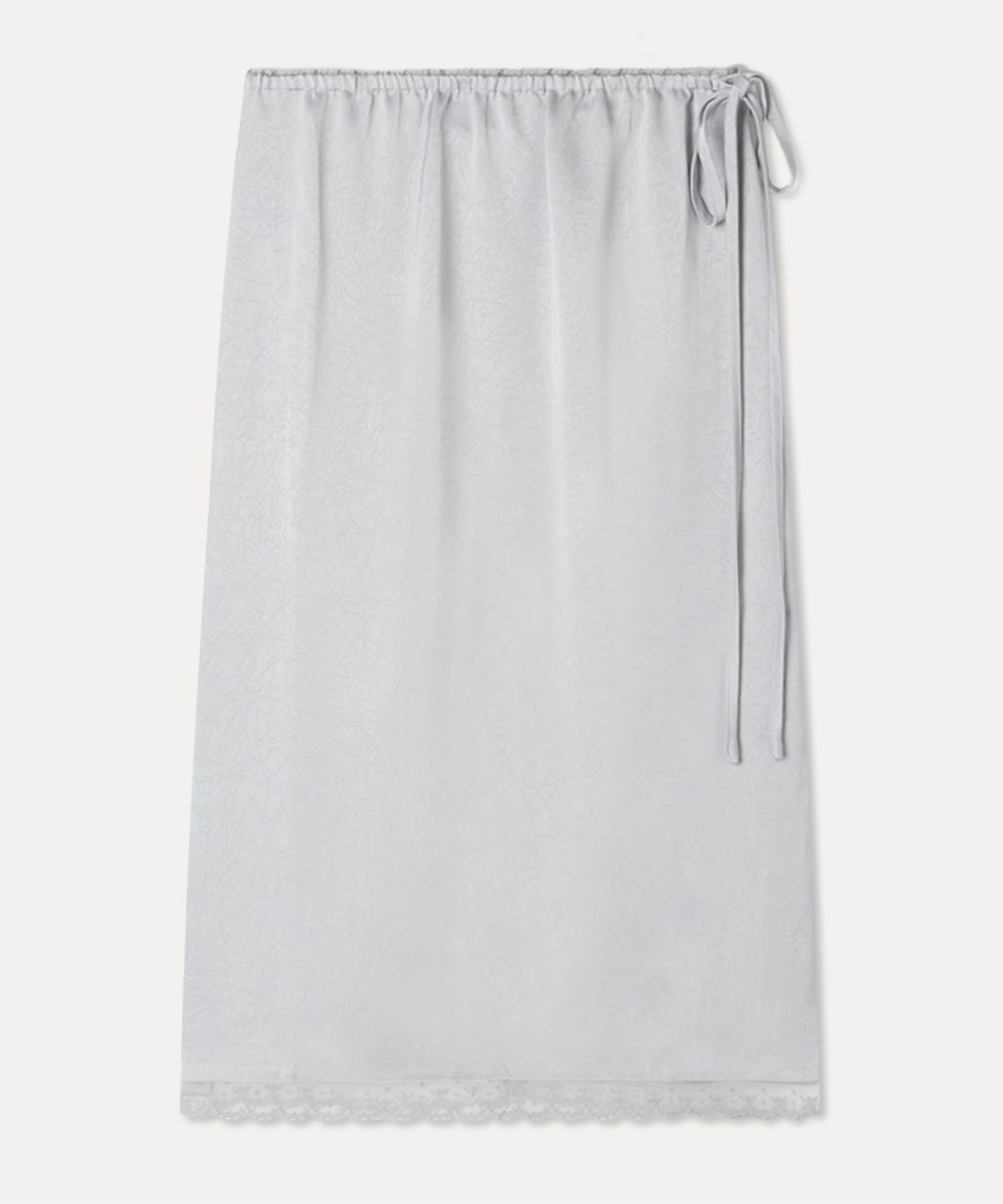 미쏘(MIXXO) 사틴 미디 스커트_MIWWHG426G