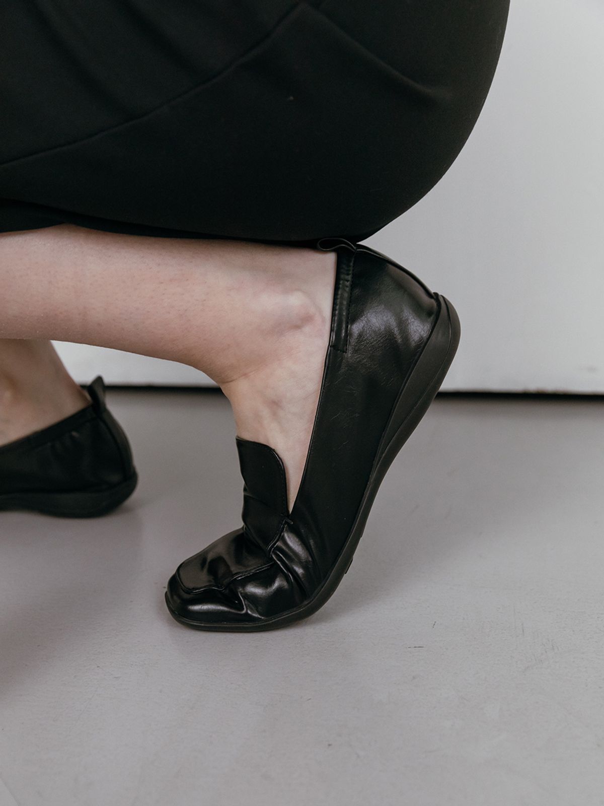 메티에(METIER) me019 square stich modern loafer  스퀘어 스티치 모던 아웃솔 로퍼 NEW