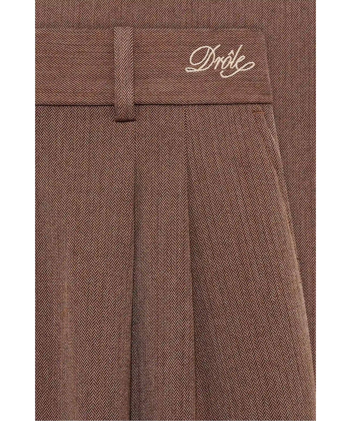 드롤드무슈(DROLE DE MONSIEUR) 쉐브론 테일러 쇼츠 Short Tailleur Chevrons D0POM26325BRX