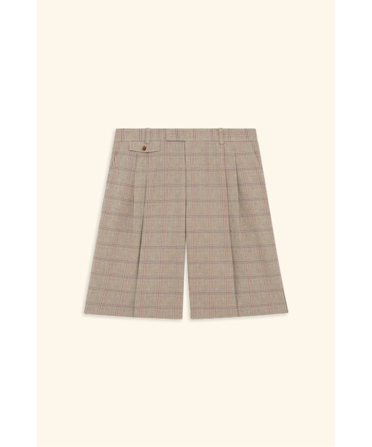 드롤드무슈(DROLE DE MONSIEUR) 체크 롱 쇼츠 Short Long a Carreaux D0POM26320BED
