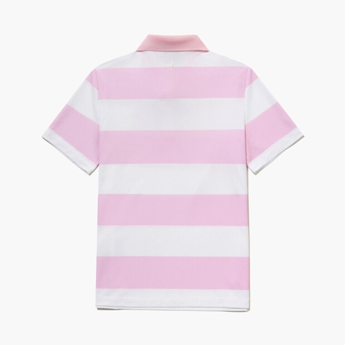르꼬끄 골프(LECOQ GOLF) 여성 스트라이프 카라 반팔 티셔츠 _PINK GR122LTS34