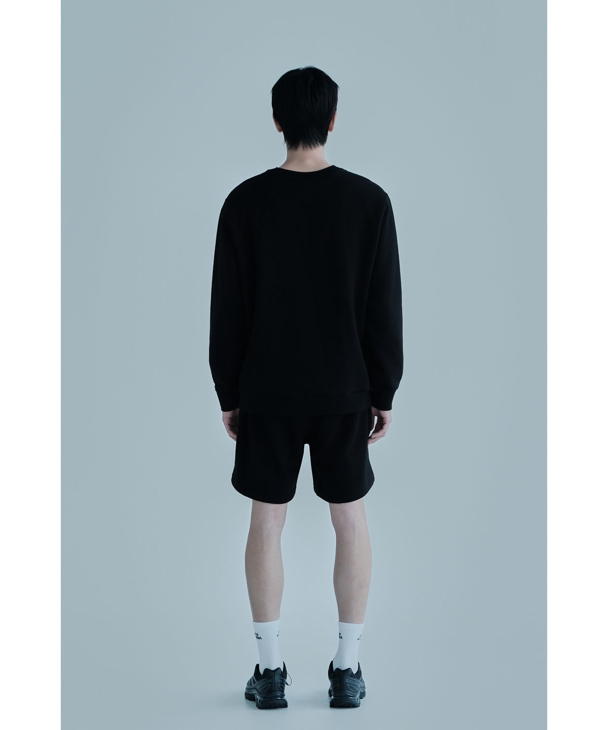 얼스캄에라(EARTH CALM ERA) 내추럴 데일리 스웨트 쇼츠_블랙