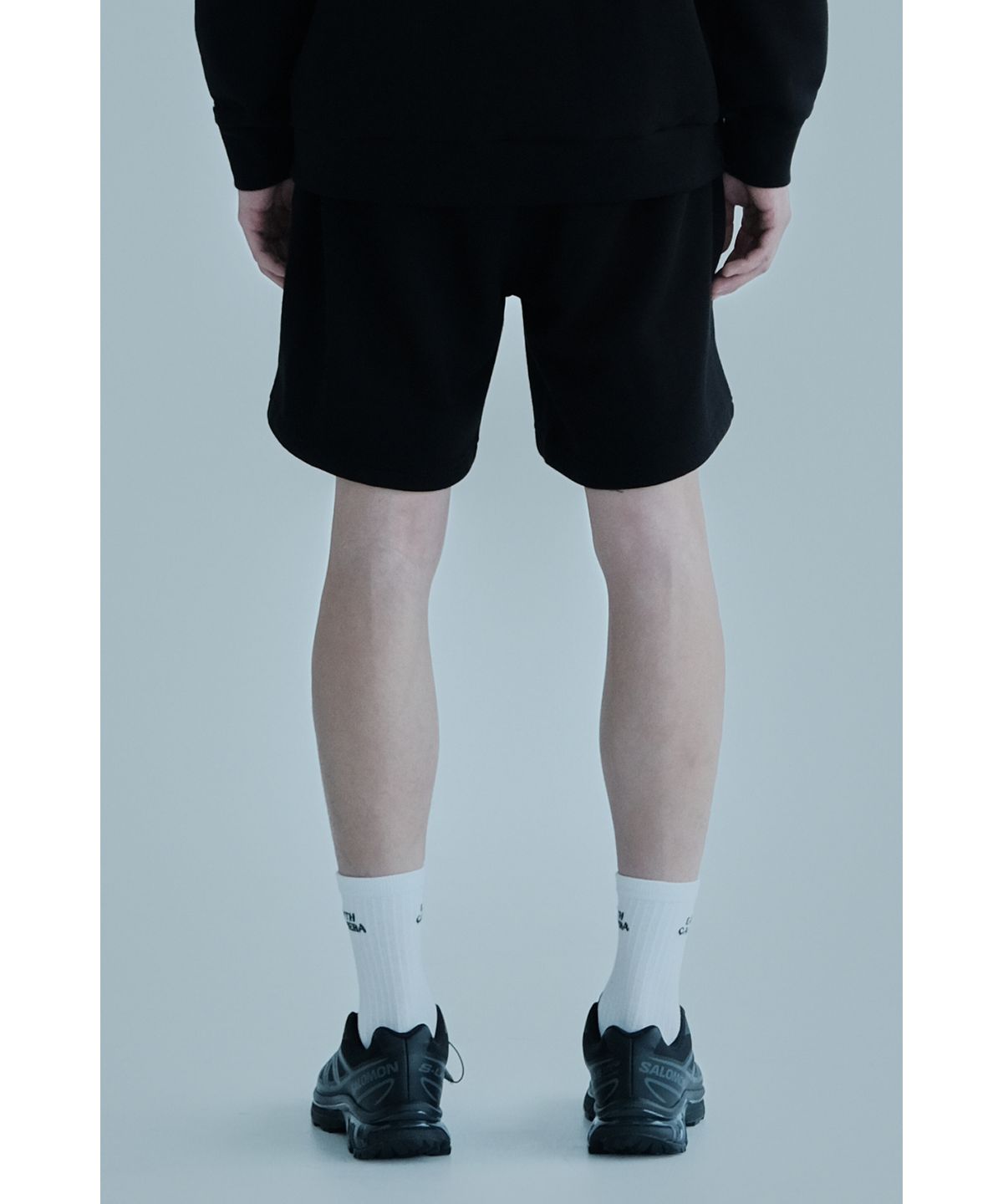 얼스캄에라(EARTH CALM ERA) 내추럴 데일리 스웨트 쇼츠_블랙