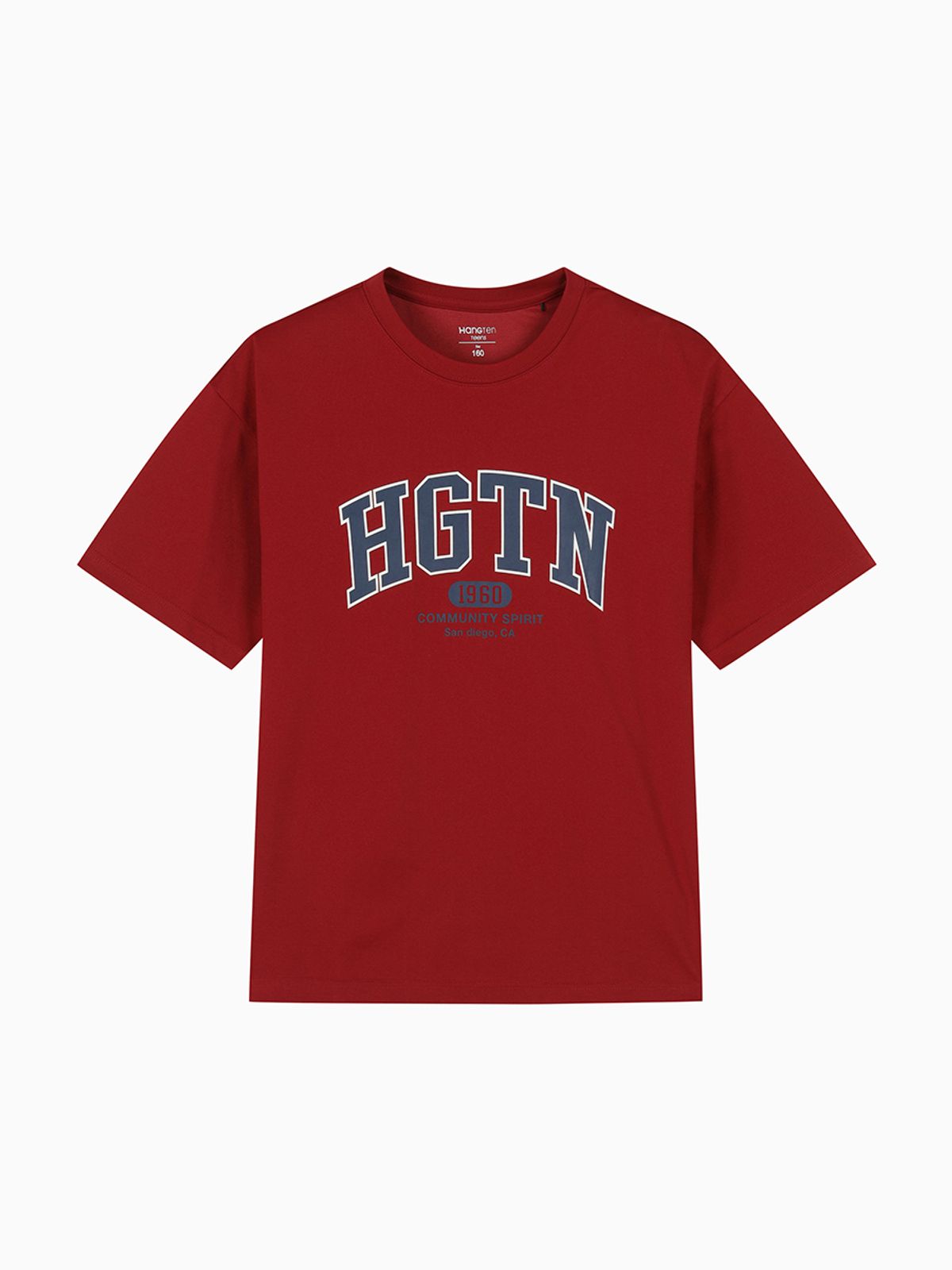 행텐 틴즈(HANGTEN TEENS) 틴즈 로고 빅 레터 반팔 티셔츠_447(14570-031-405-31)