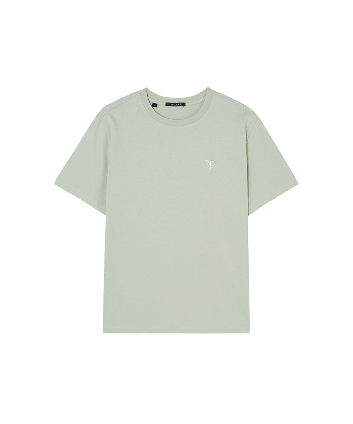 게스(GUESS) 5color 유니 미니 샤이닝 삼각 반팔티셔츠 NQ2K5925