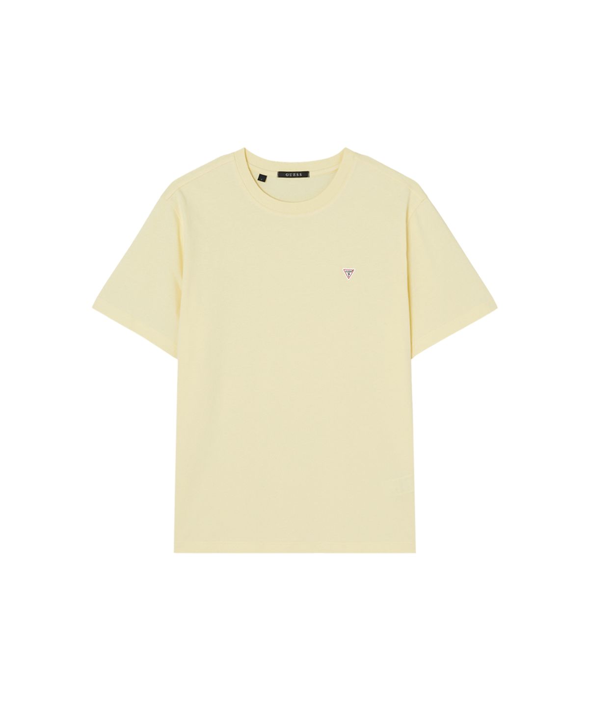 게스(GUESS) 5color 유니 미니 삼각 와펜 반팔 티셔츠 NQ2K5924