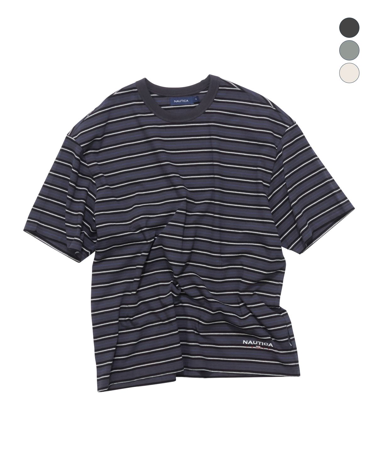 노티카(NAUTICA) 83플래그 스트라이프 티셔츠(3colors) NTS5436