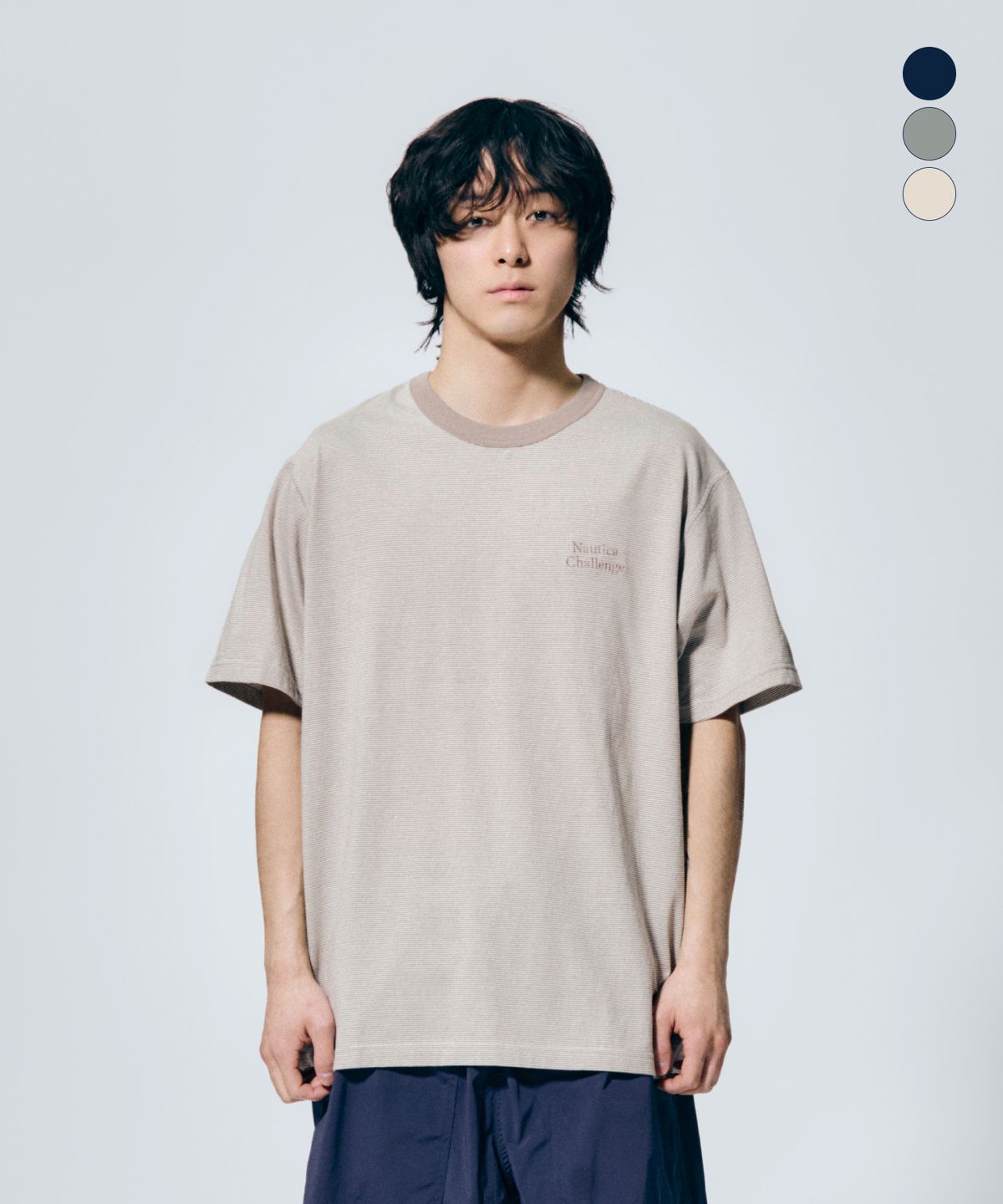노티카(NAUTICA) 챌린지 스트라이프 티셔츠(3colors) NTS5446