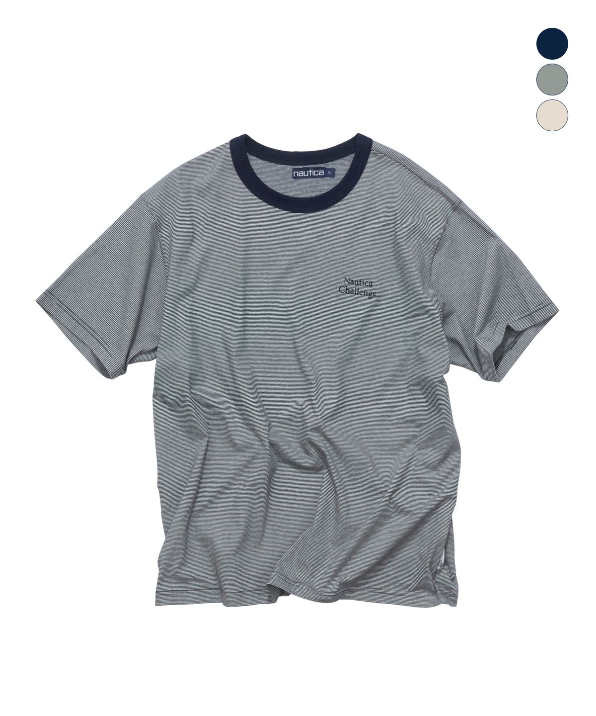 노티카(NAUTICA) 챌린지 스트라이프 티셔츠(3colors) NTS5446