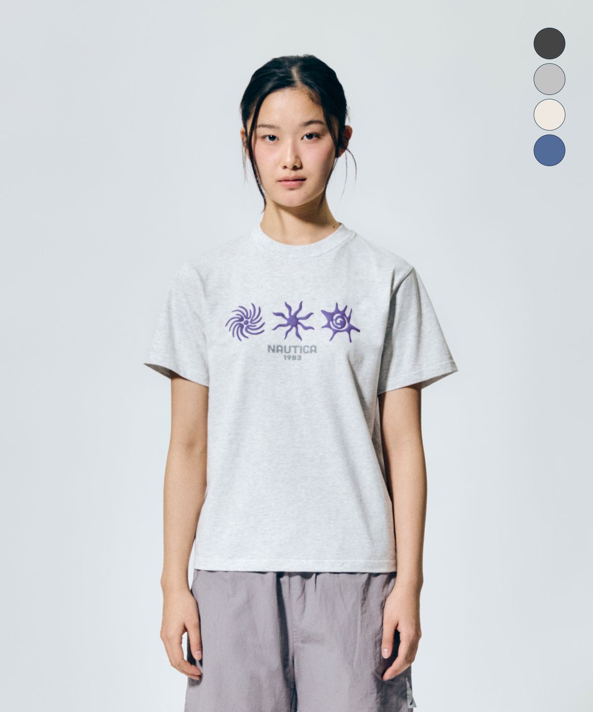 노티카(NAUTICA) 오션 토템 티셔츠(4colors) NTS5546