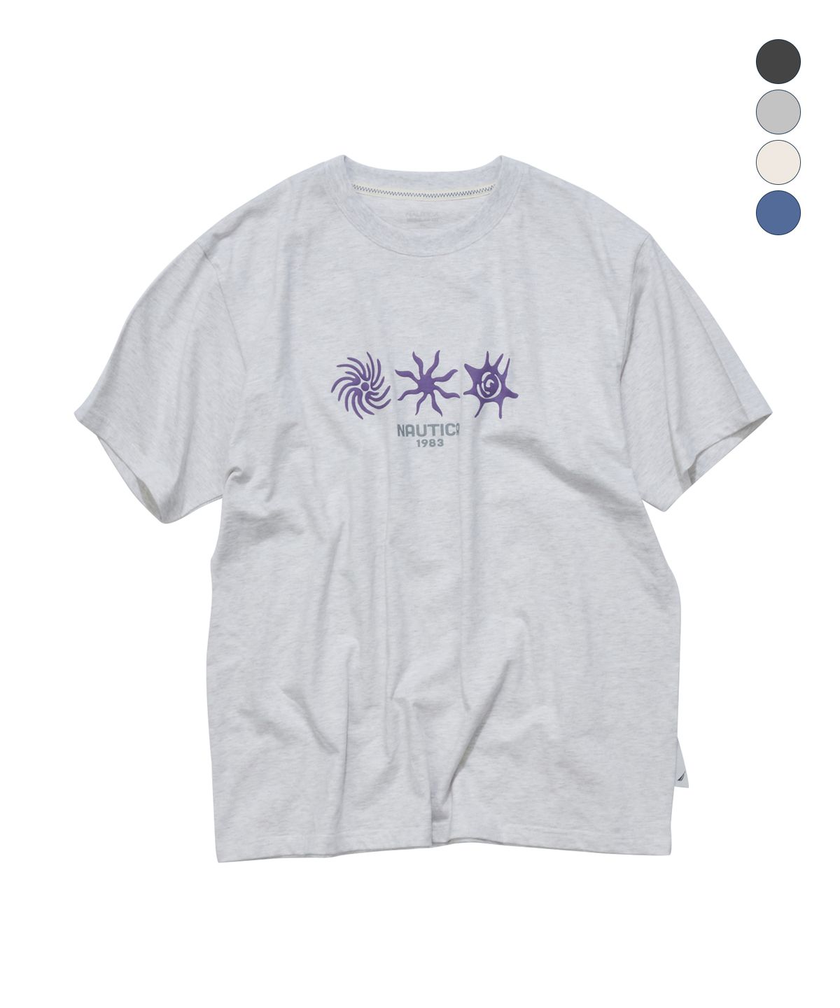 노티카(NAUTICA) 오션 토템 티셔츠(4colors) NTS5546