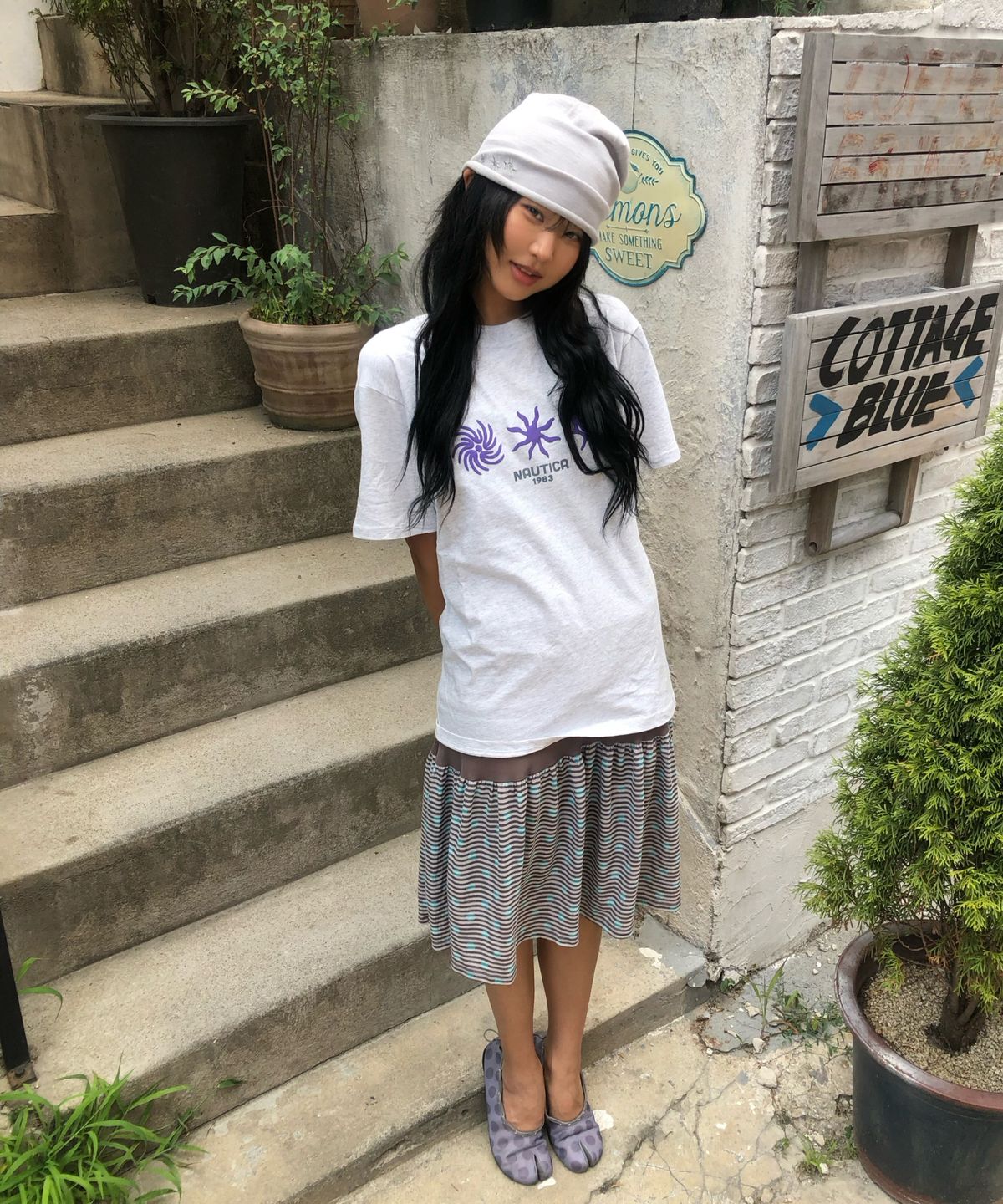노티카(NAUTICA) 오션 토템 티셔츠(4colors) NTS5546