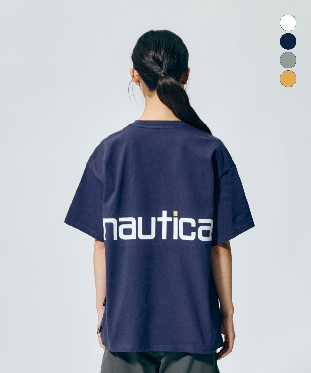 노티카(NAUTICA) 클래식 스펠아웃 티셔츠(4colors) NTS5616