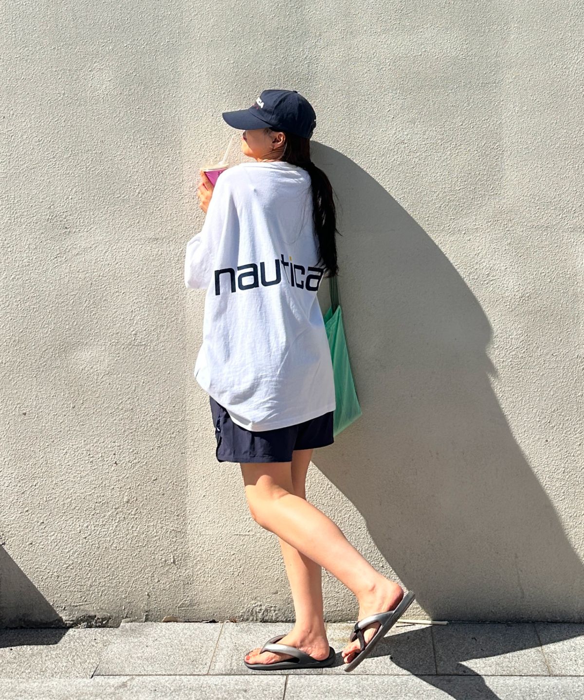 노티카(NAUTICA) 클래식 스펠아웃 티셔츠(4colors) NTS5616