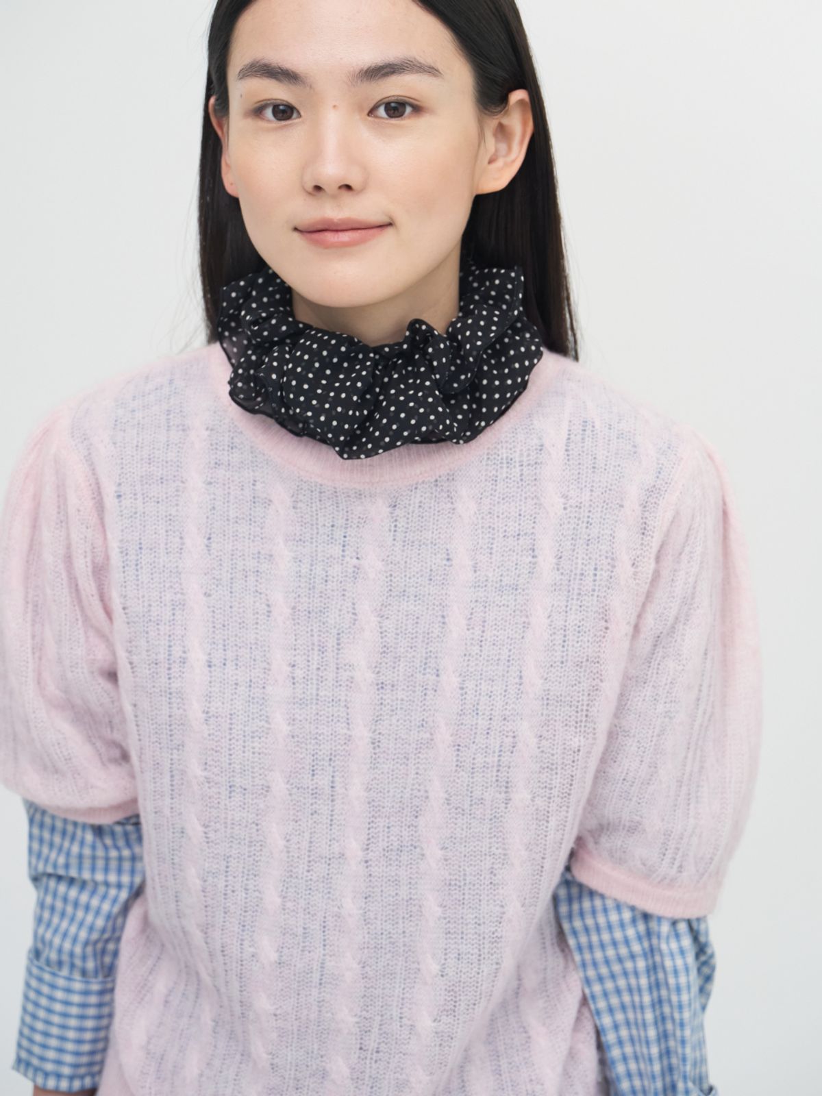 시오르(SIEOR) Petit Dot Nut Scarf_5colors