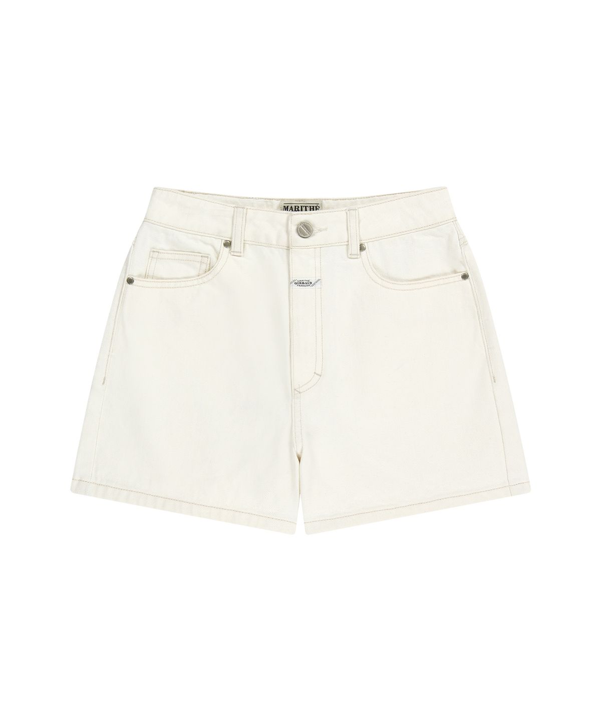마리떼 프랑소와 저버(MARITHÉ + FRANҪOIS GIRBAUD) W DENIM SHORTS ecru