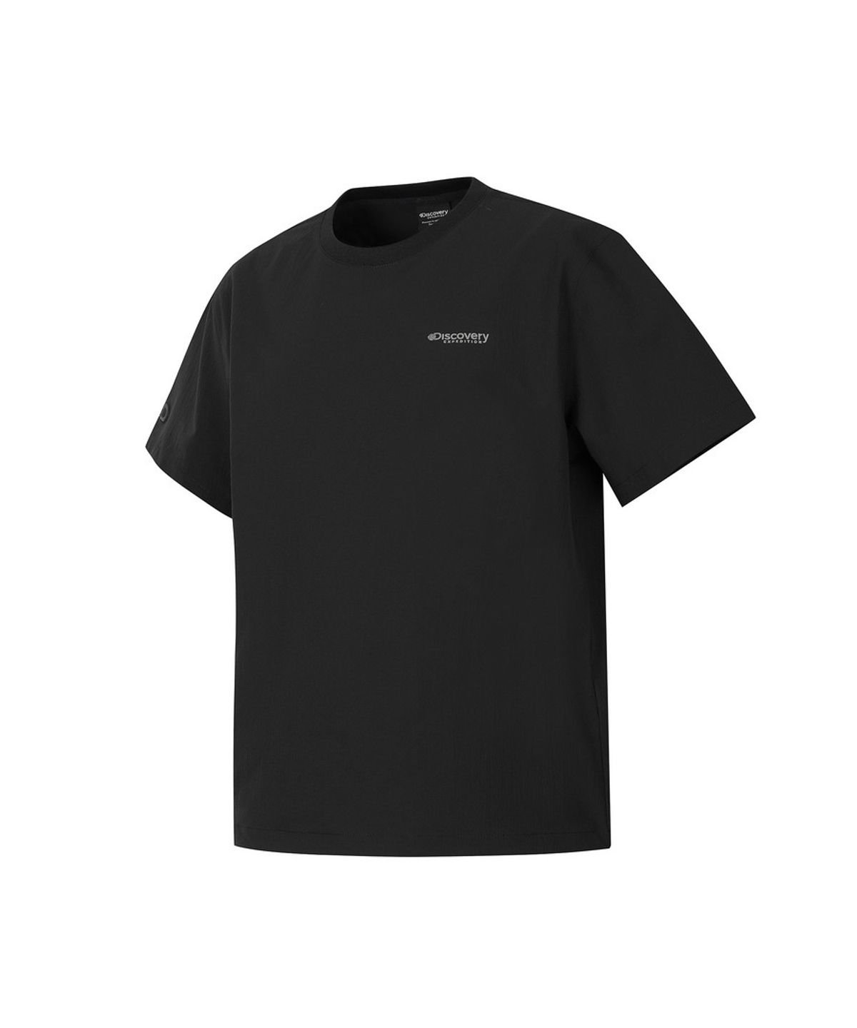 디스커버리 익스페디션(DISCOVERY EXPEDITION) 여성 시어서커 우븐 반팔티셔츠 (BLACK)
