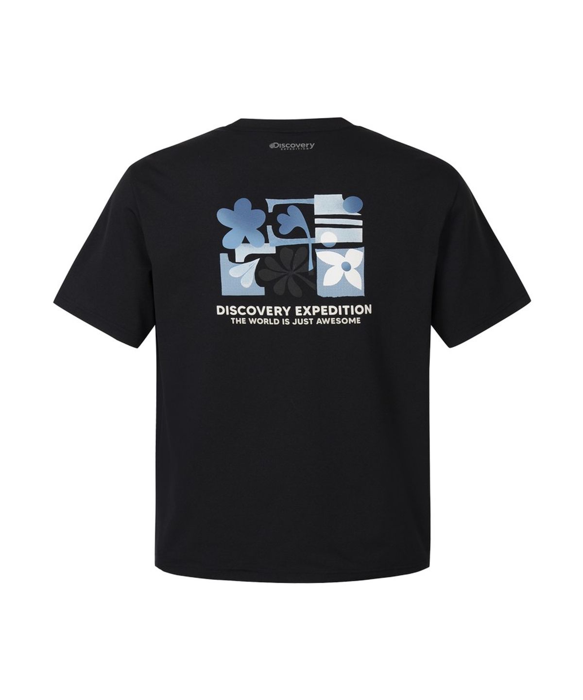 디스커버리 익스페디션(DISCOVERY EXPEDITION) 유니 블룸 그래픽 반팔티셔츠 (BLACK)