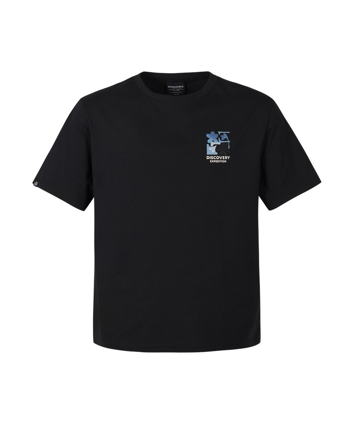 디스커버리 익스페디션(DISCOVERY EXPEDITION) 유니 블룸 그래픽 반팔티셔츠 (BLACK)