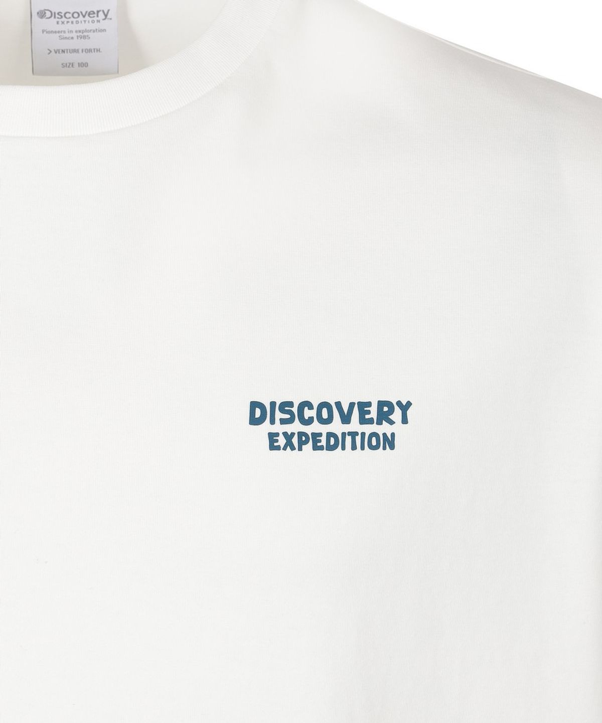 디스커버리 익스페디션(DISCOVERY EXPEDITION) 유니 프레시벤트 익스플로어 그래픽 반팔티셔츠 (WHITE)