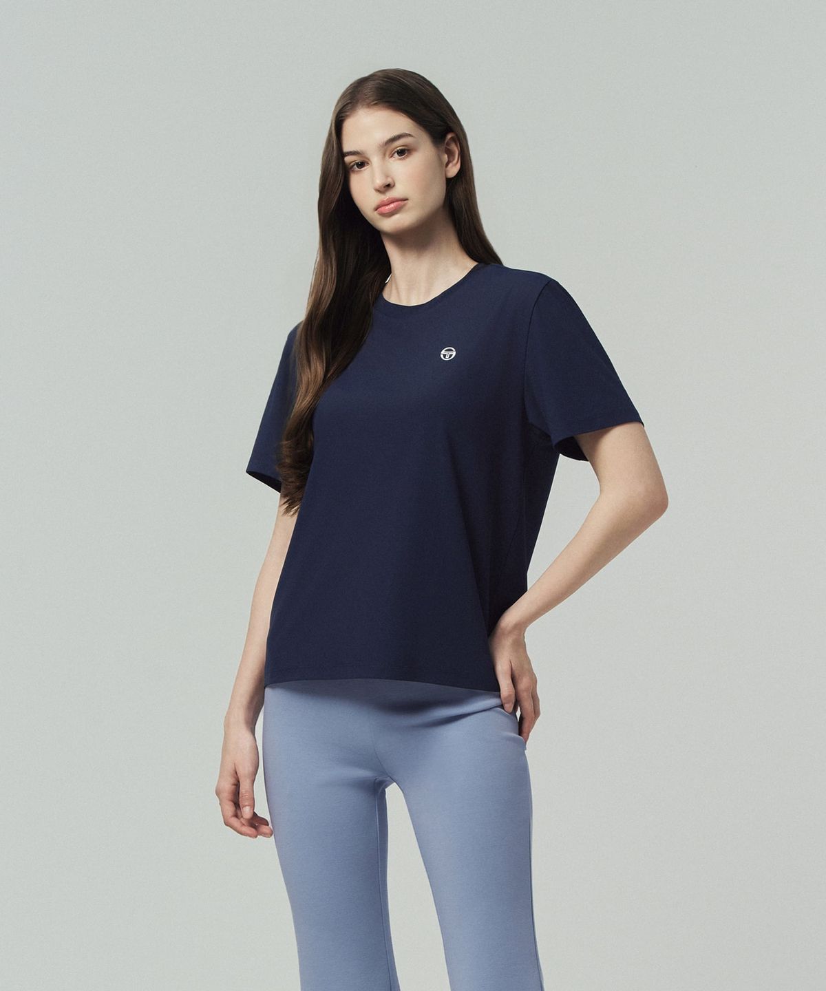 세르지오 타키니(SERGIO TACCHINI) U 레이프레쉬 그래픽 반팔 티셔츠 (Navy)