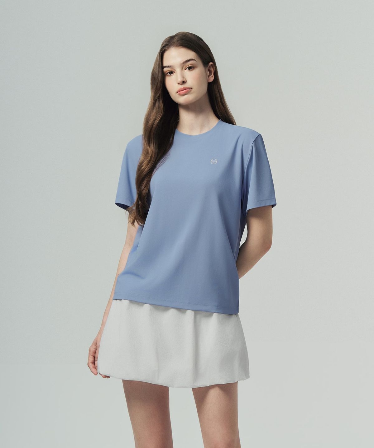 세르지오 타키니(SERGIO TACCHINI) U 레이프레쉬 그래픽 반팔 티셔츠 (L.Indigo)