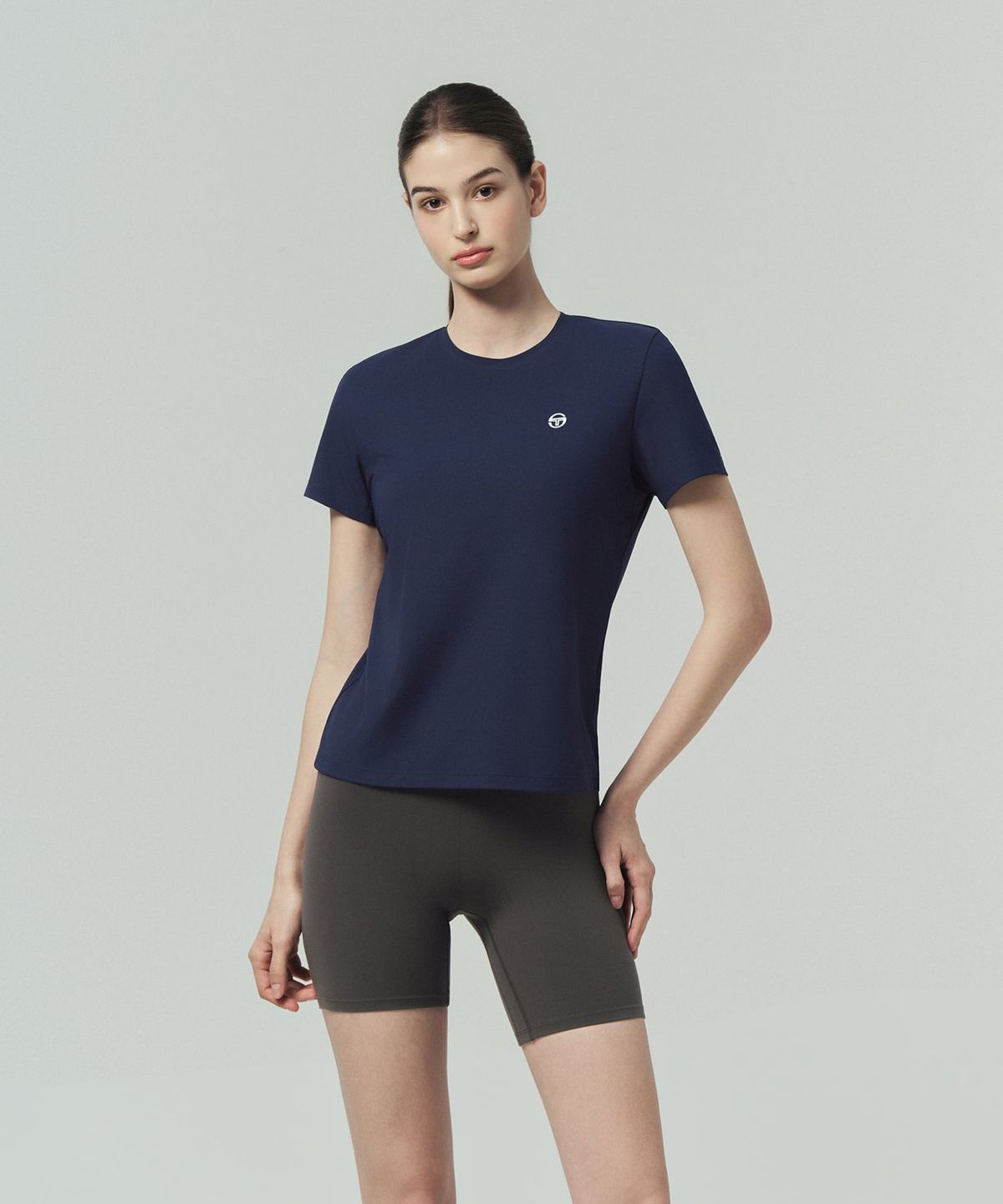 세르지오 타키니(SERGIO TACCHINI) W 레이프레쉬 그래픽 반팔 티셔츠 (Navy)