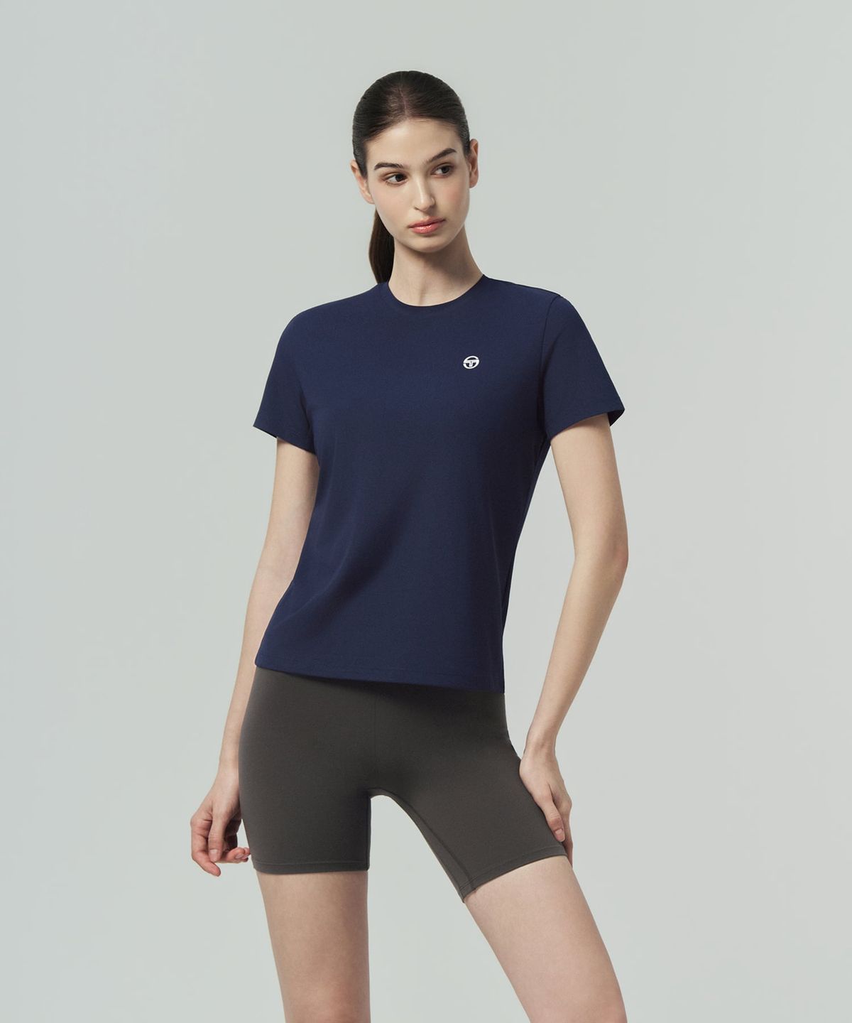 세르지오 타키니(SERGIO TACCHINI) W 레이프레쉬 그래픽 반팔 티셔츠 (Navy)