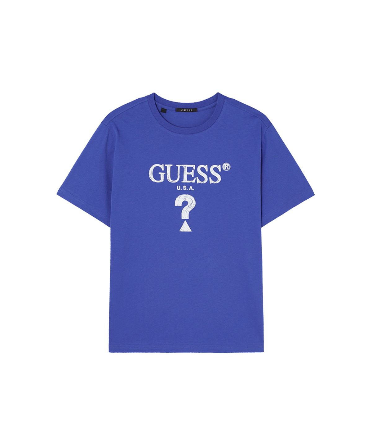 게스(GUESS) 4color 유니 무테 삼각 반팔 티셔츠 NQ2K5920