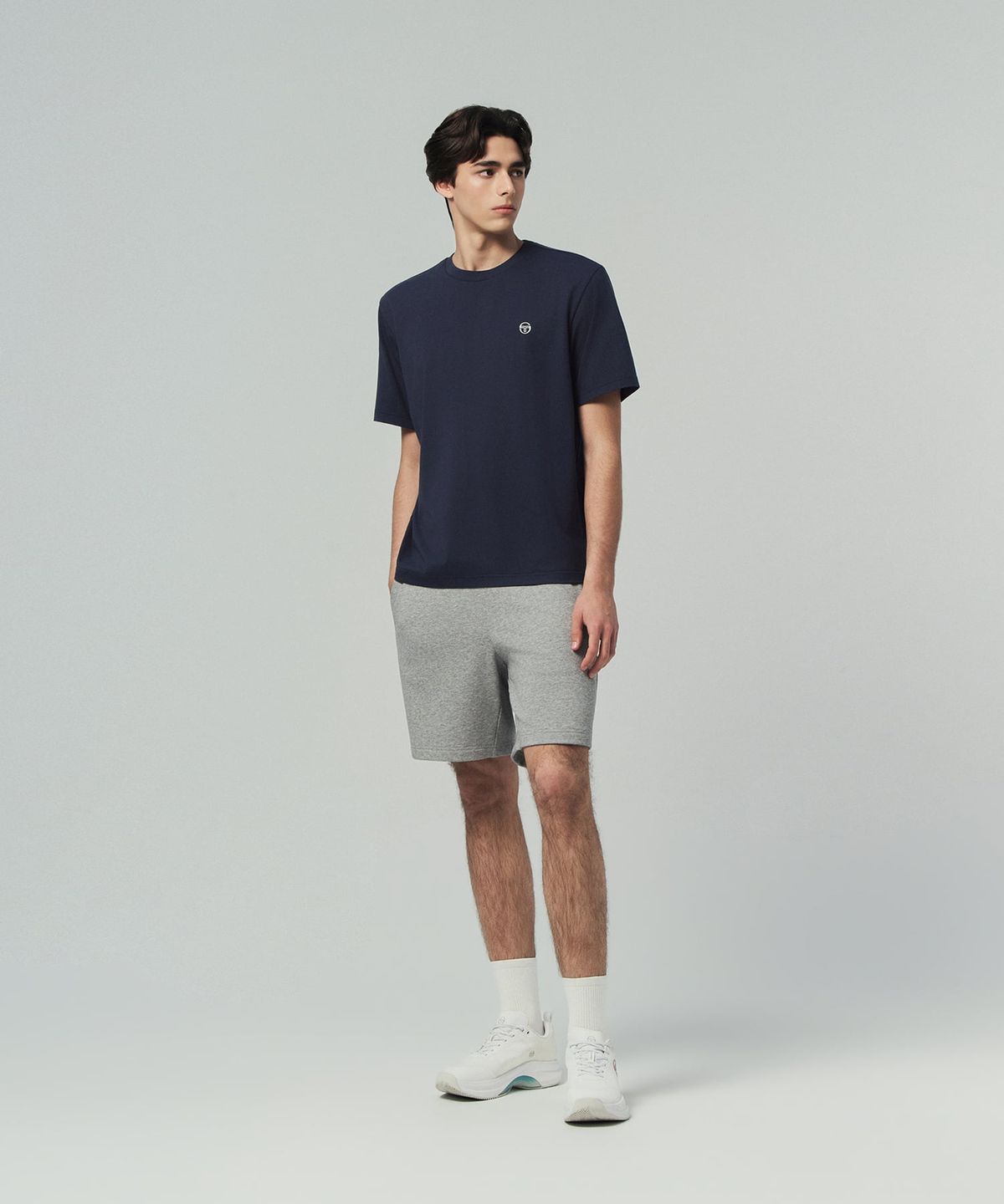 세르지오 타키니(SERGIO TACCHINI) M 쿨매치 코스타 그래픽 반팔 티셔츠 (Navy)