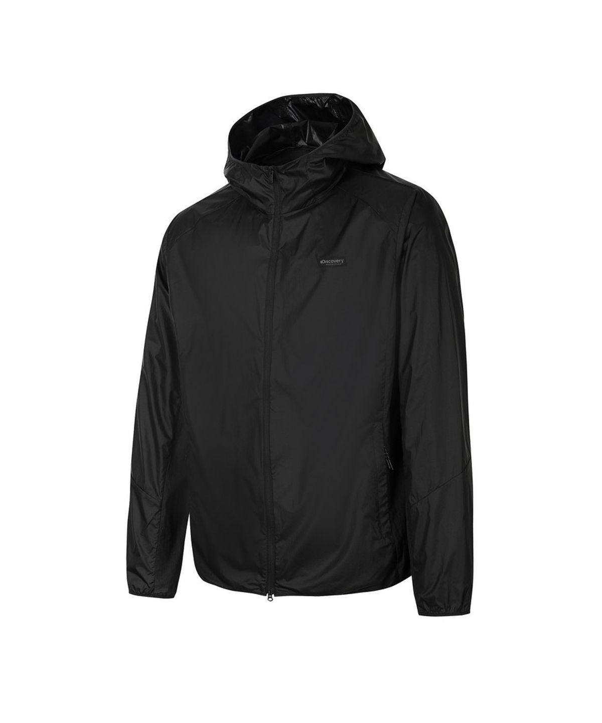 디스커버리 익스페디션(DISCOVERY EXPEDITION) 남성 초경량 바람막이 후드 자켓 (BLACK)