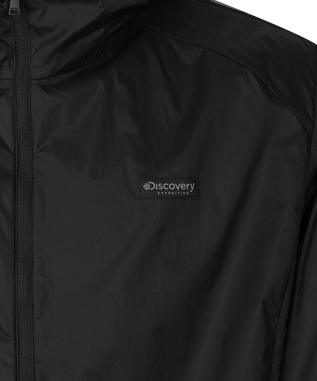 디스커버리 익스페디션(DISCOVERY EXPEDITION) 남성 초경량 바람막이 후드 자켓 (BLACK)