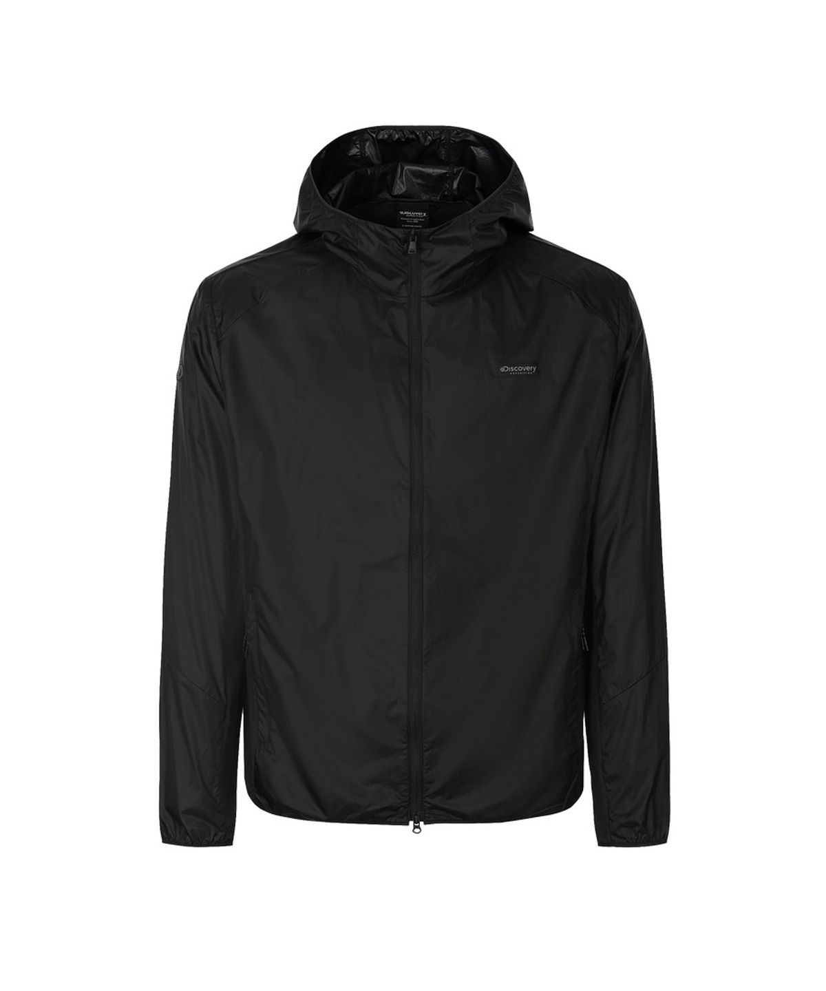 디스커버리 익스페디션(DISCOVERY EXPEDITION) 남성 초경량 바람막이 후드 자켓 (BLACK)