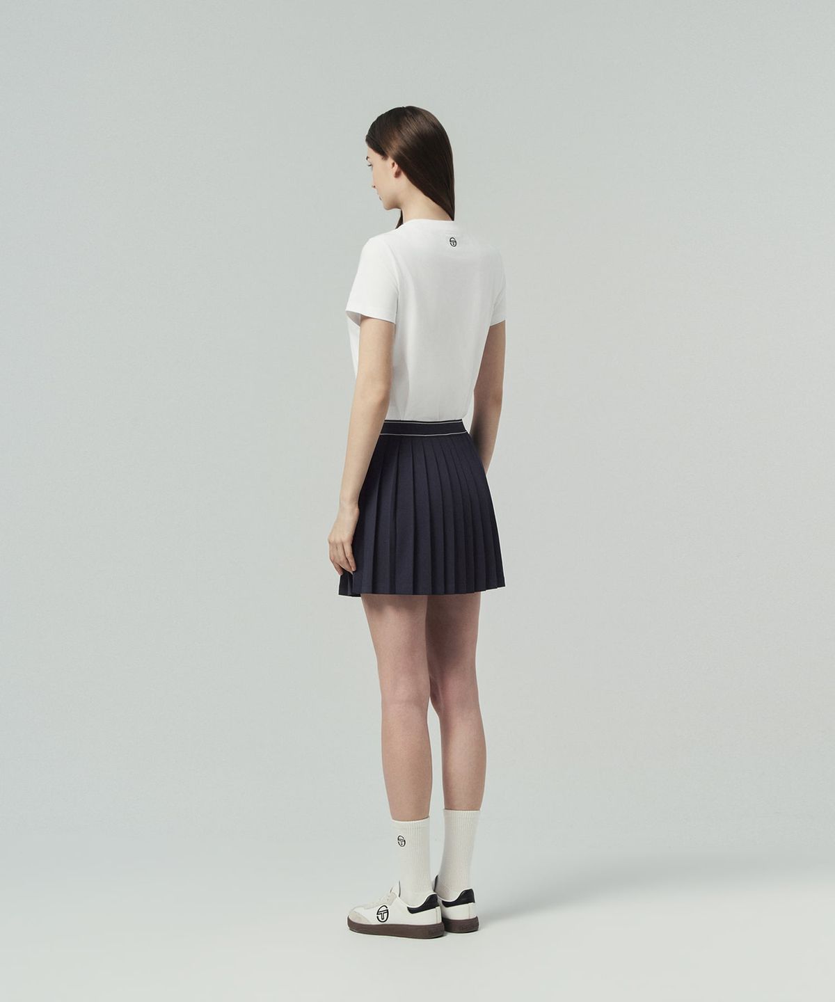 세르지오 타키니(SERGIO TACCHINI) W 쿨매치 그래픽 반팔 티셔츠 (White)