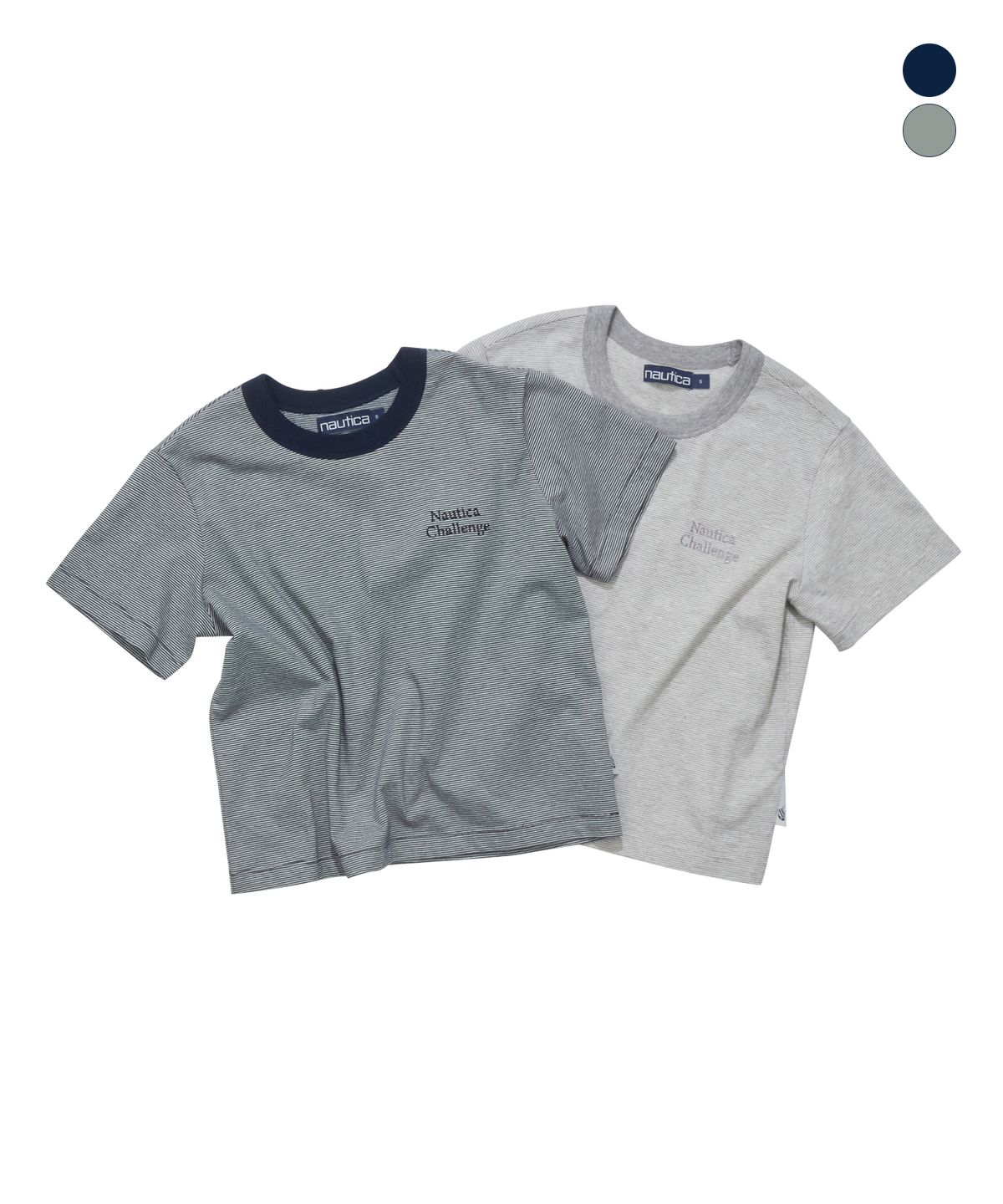노티카(NAUTICA) W 챌린지 스트라이프 티셔츠(2colors) NTS5456