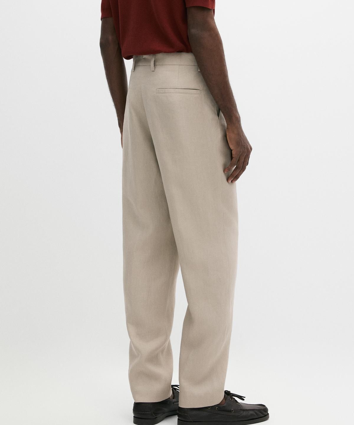 마시모두띠(MASSIMO DUTTI) 리넨 수트 팬츠