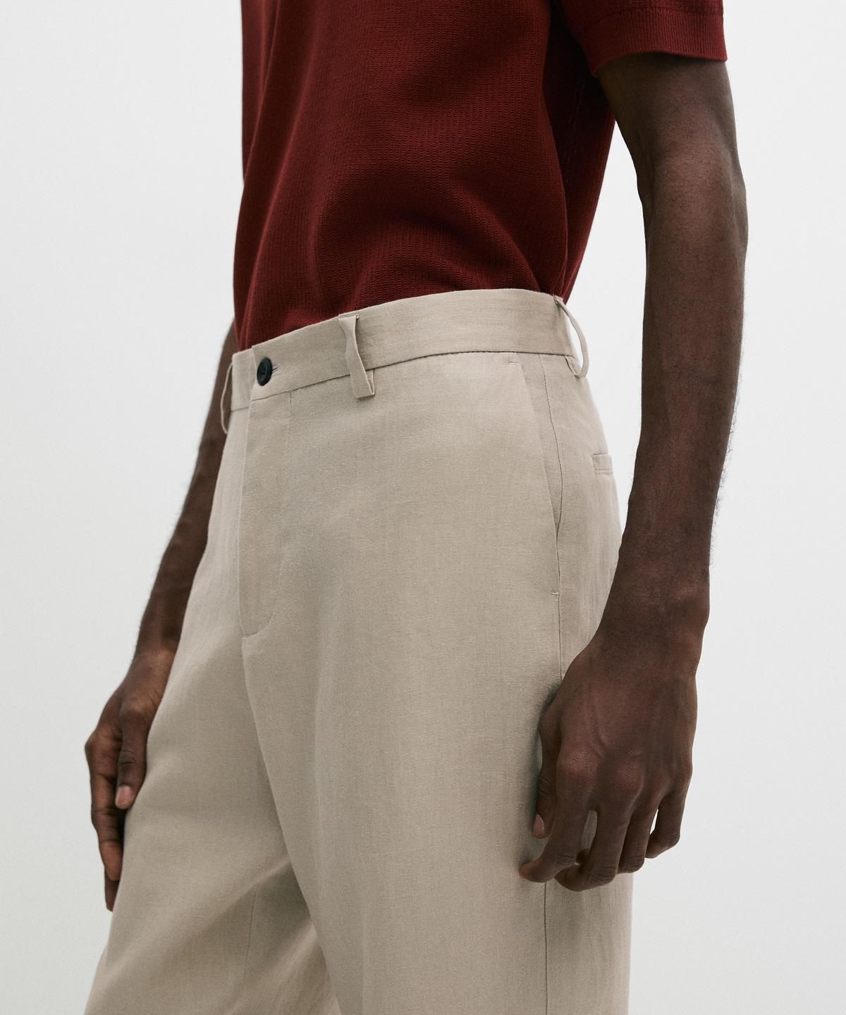 마시모두띠(MASSIMO DUTTI) 리넨 수트 팬츠