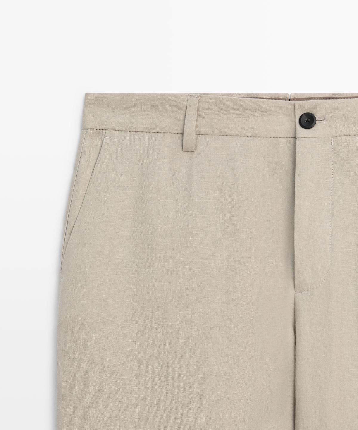 마시모두띠(MASSIMO DUTTI) 리넨 수트 팬츠